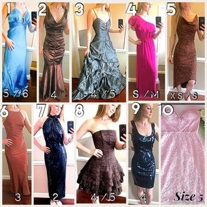 Many dresses